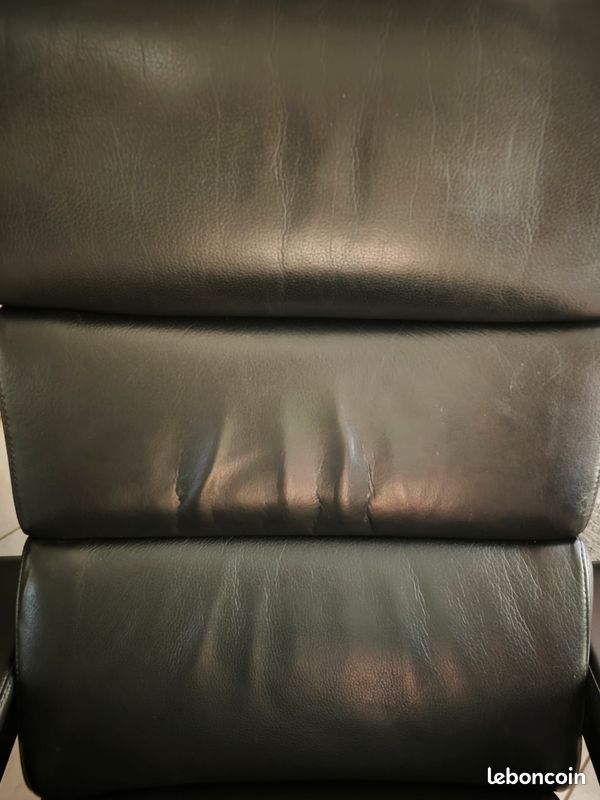 Fauteuil nelo swensden en cuir noir (image 5)