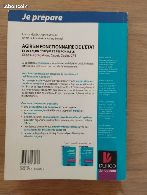 Livre préparation concours fonctionnaire (image 2)
