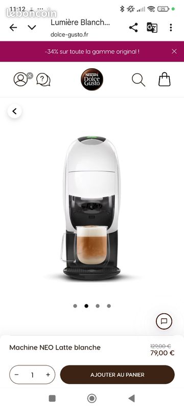 Dolce gusto café late neo (image 1)