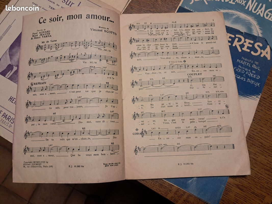 Partitions de musiques (image 7)