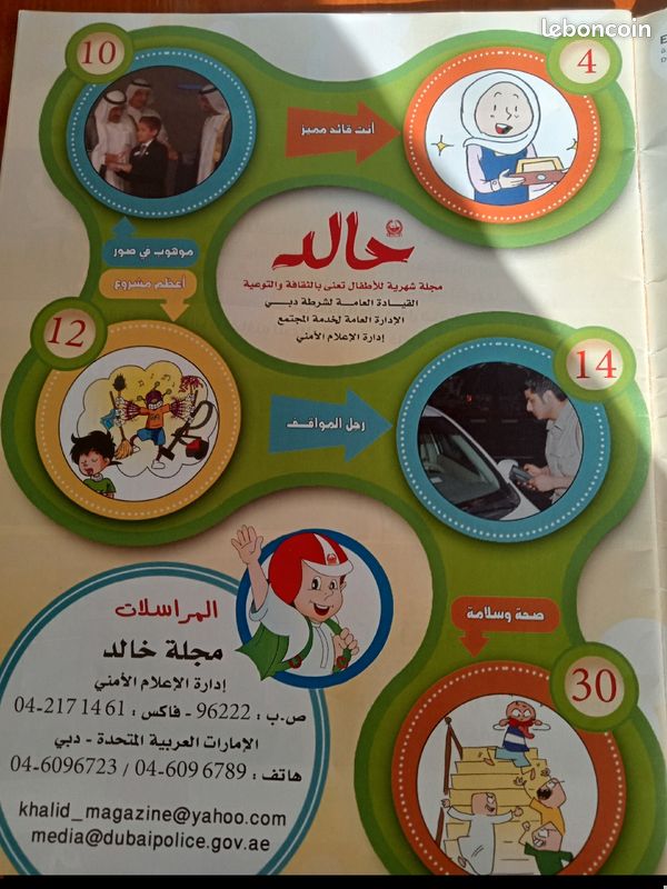 Lot de trois revues en langue arabe arabe pour adolescents (image 10)
