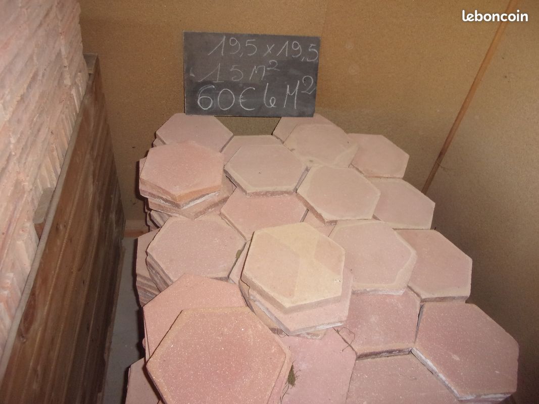 Tomettes carreaux carrelage parement bois (image 9)