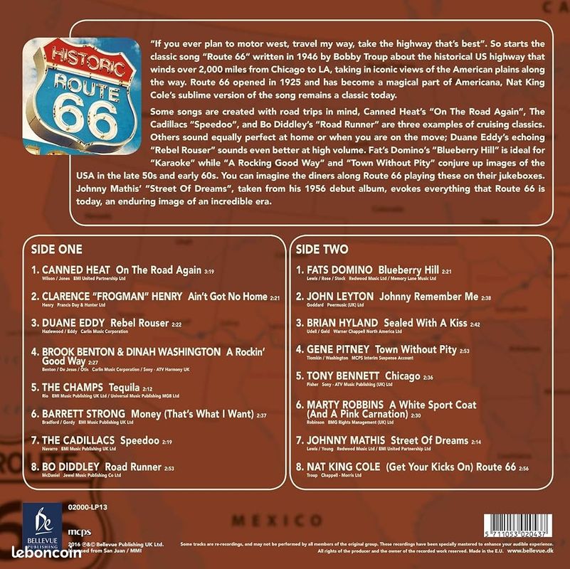 Route 66 vinyle 33 tours (image 2)