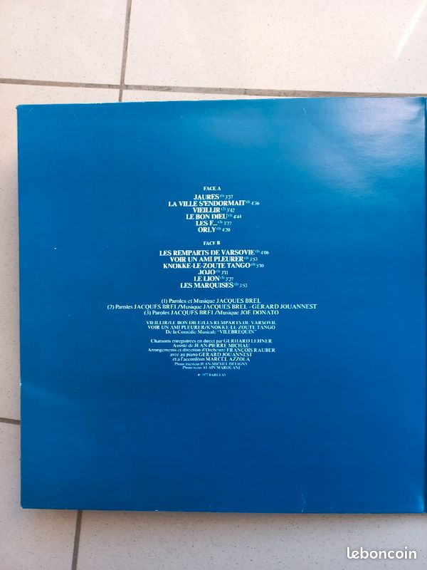 Disque vinyle 33 tours BREL (image 2)