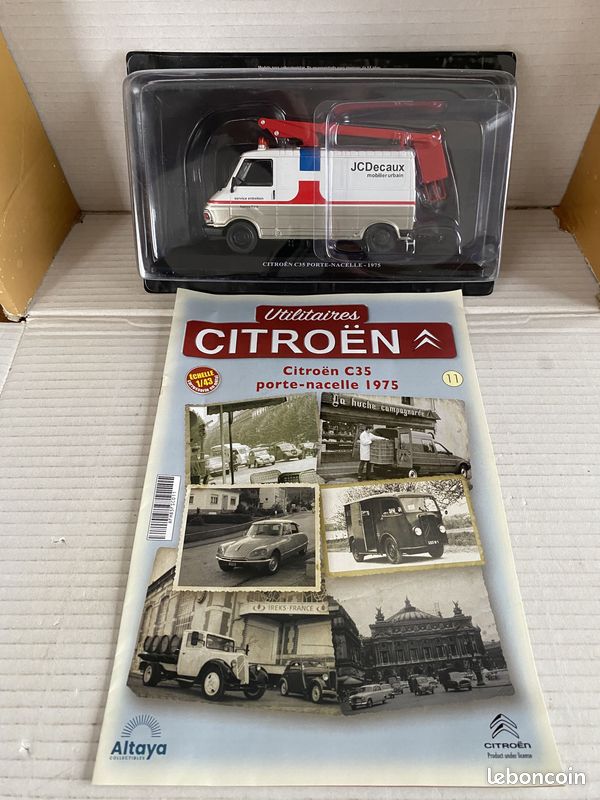 Modèle Réduit Citroën C35 Porte-Nacelle 1975 - Échelle 1/43, Collection Altaya
