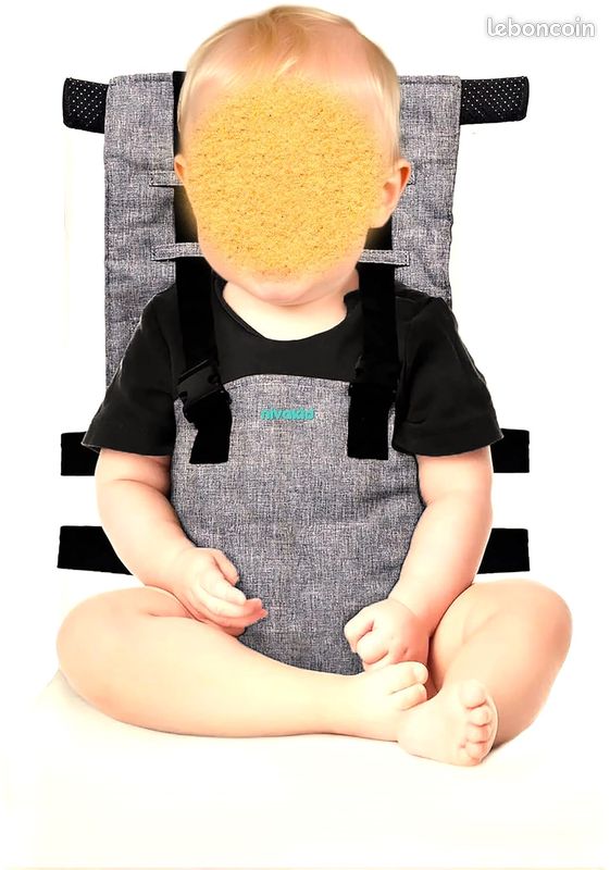 Harnais de chaise nomade bébé Nivakid, sécurisé 6–36 mois (image 1)