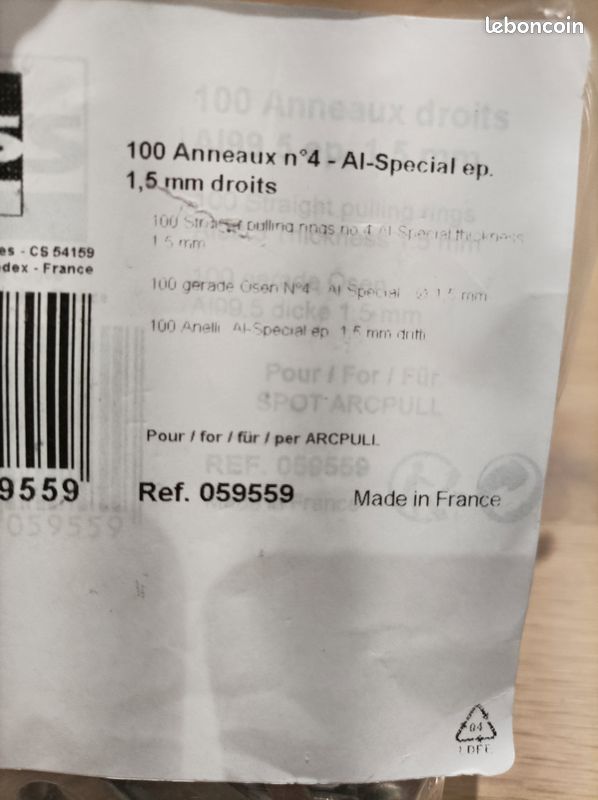 Anneaux De Tirage Droit Gys - Lot De 100 Pièces - Pour Débosselage Carrosserie