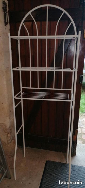 Meuble étagères à wc SDB 3 niveaux TBE (image 1)