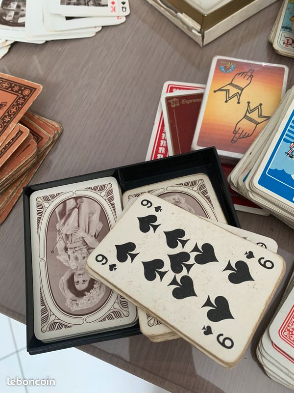 Ancien Jeu De 36 Cartes à Jouer De Bistrot – Vintage – France