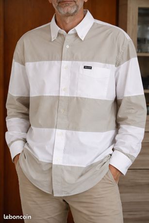 Sweat Faconnable Homme - Taille M/L - Couleur Marron/Noir - Occasion Très Bon État