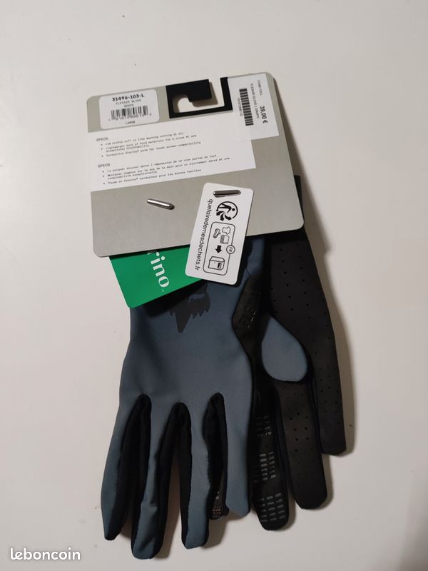 Gants VTT Fox Flexair Head – Homme, Respirants, Toutes Saisons, Neufs Avec étiquettes
