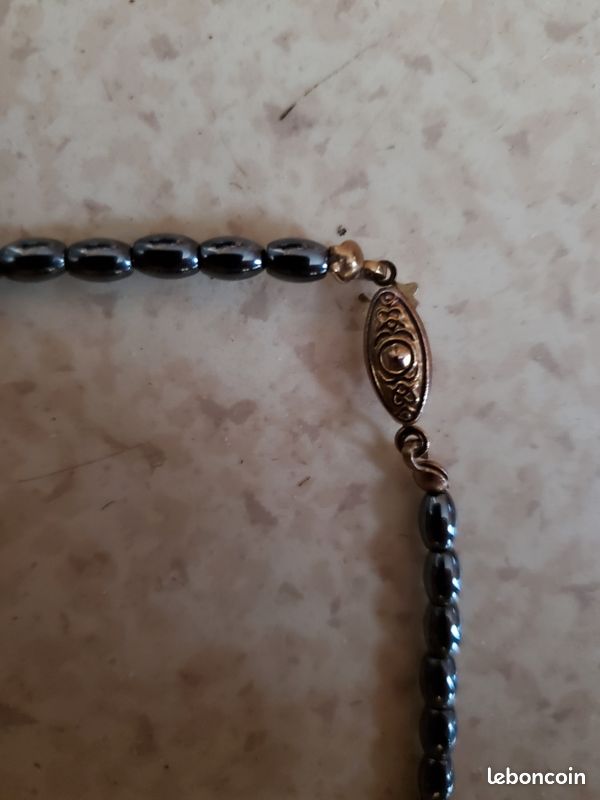 Superbe collier hematite (image 2)