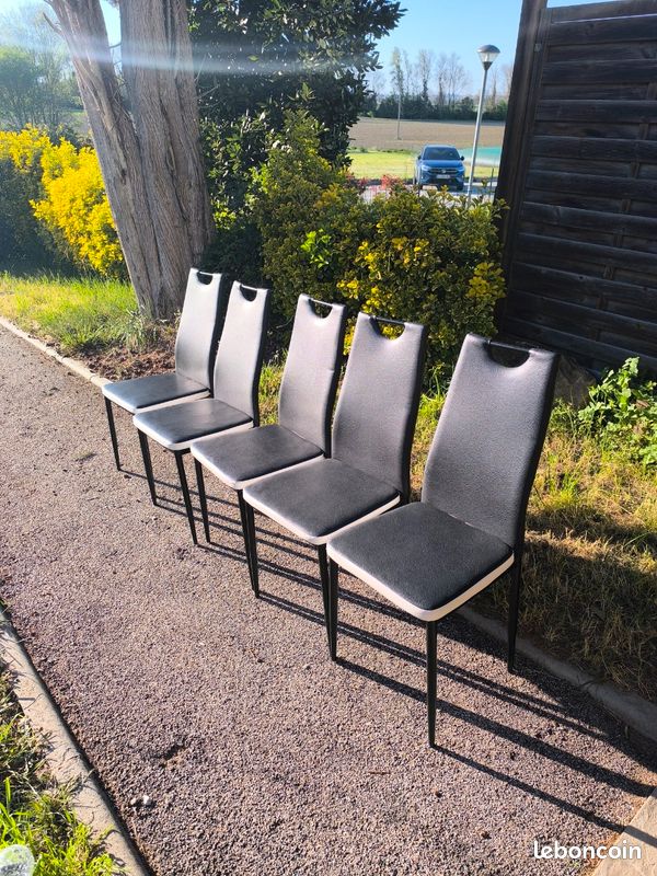5 chaises modernes (image 1)