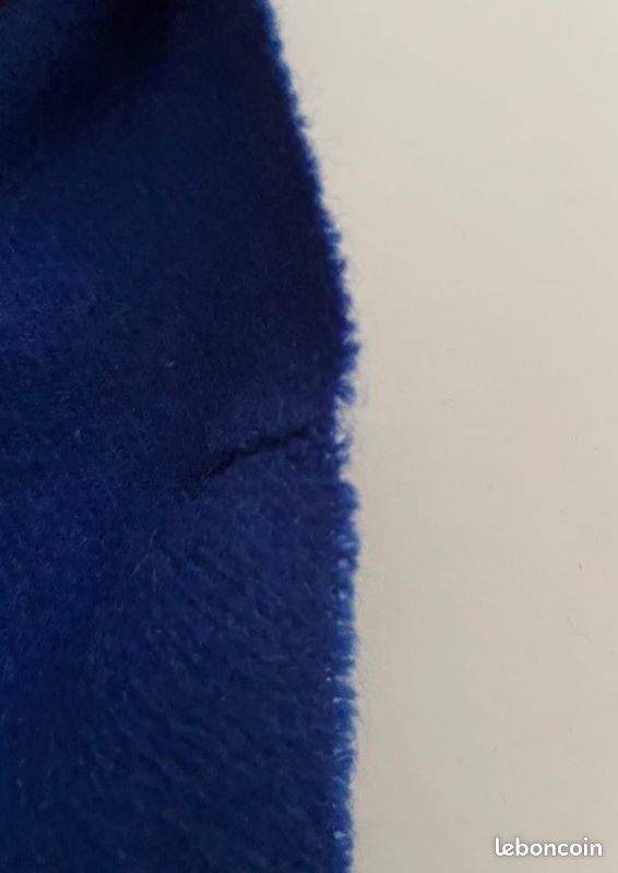 Nappe rectangle Polyester carrelée Bleu royal et blanc 60'' X 102
