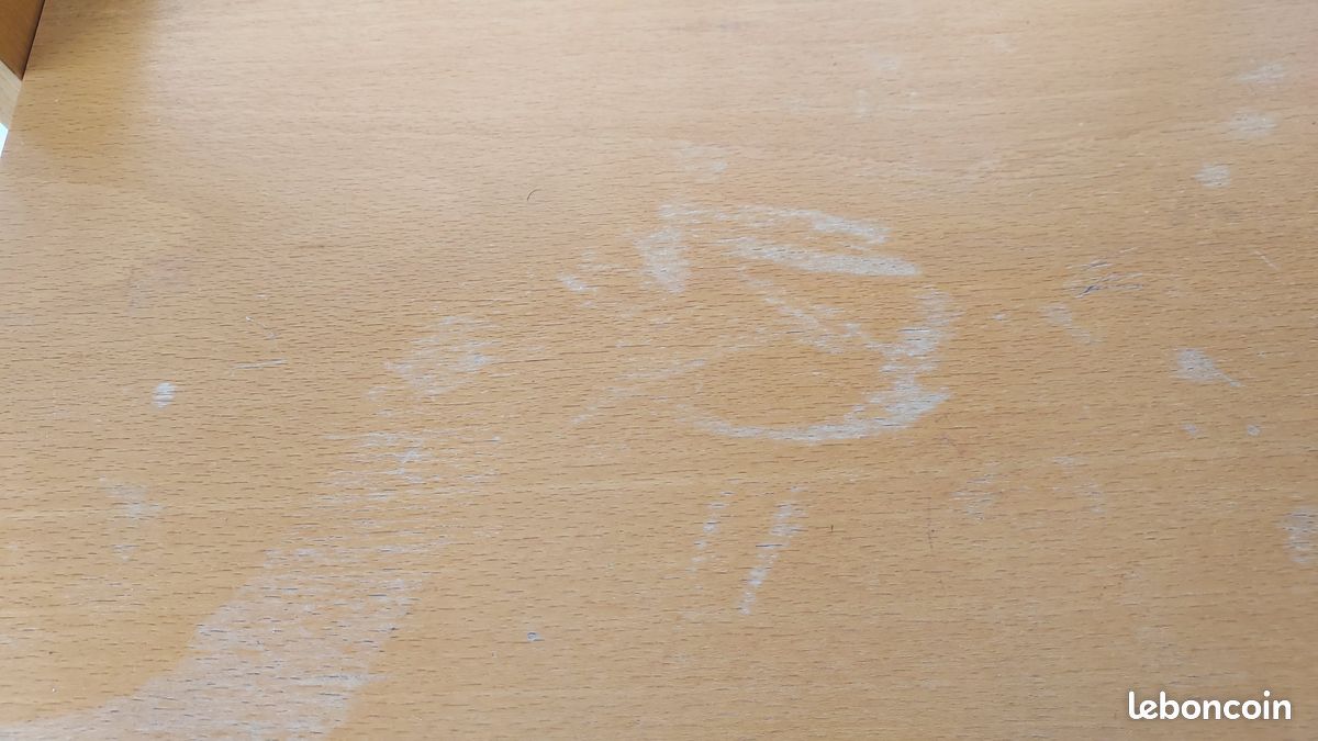 Bureau secrétaire Habitat avec caisson à roulettes (image 6)