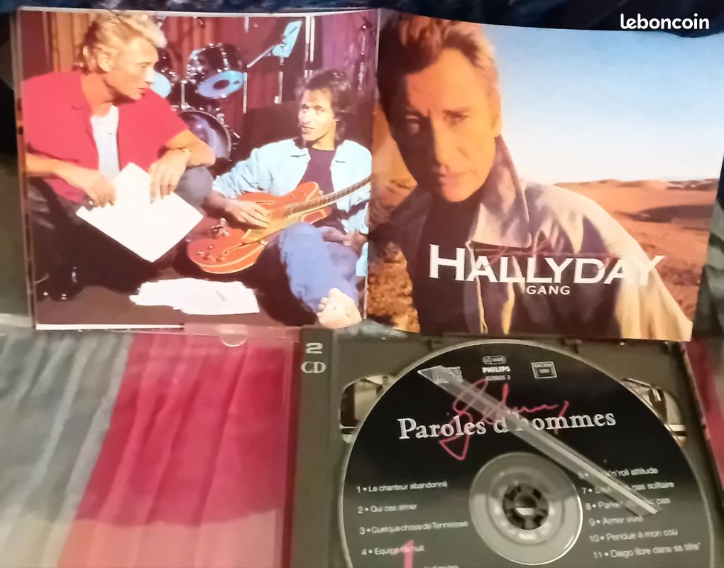 Double album cd Johnny Hallyday " Paroles d'hommes " (image 17)