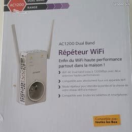 Répéteur WiFi NETGEAR EX6130 - Amplificateur AC1200 - Jusqu'à 90m² - Compatible Toutes Box