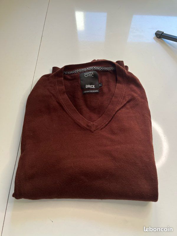 Pull homme col V Brice Vêtements