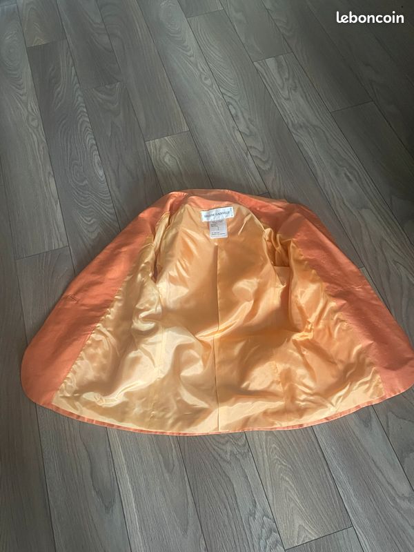 Jolie veste Haute couture par Hélène Grainville, en soie sauvage. T 38/40 (image 5)