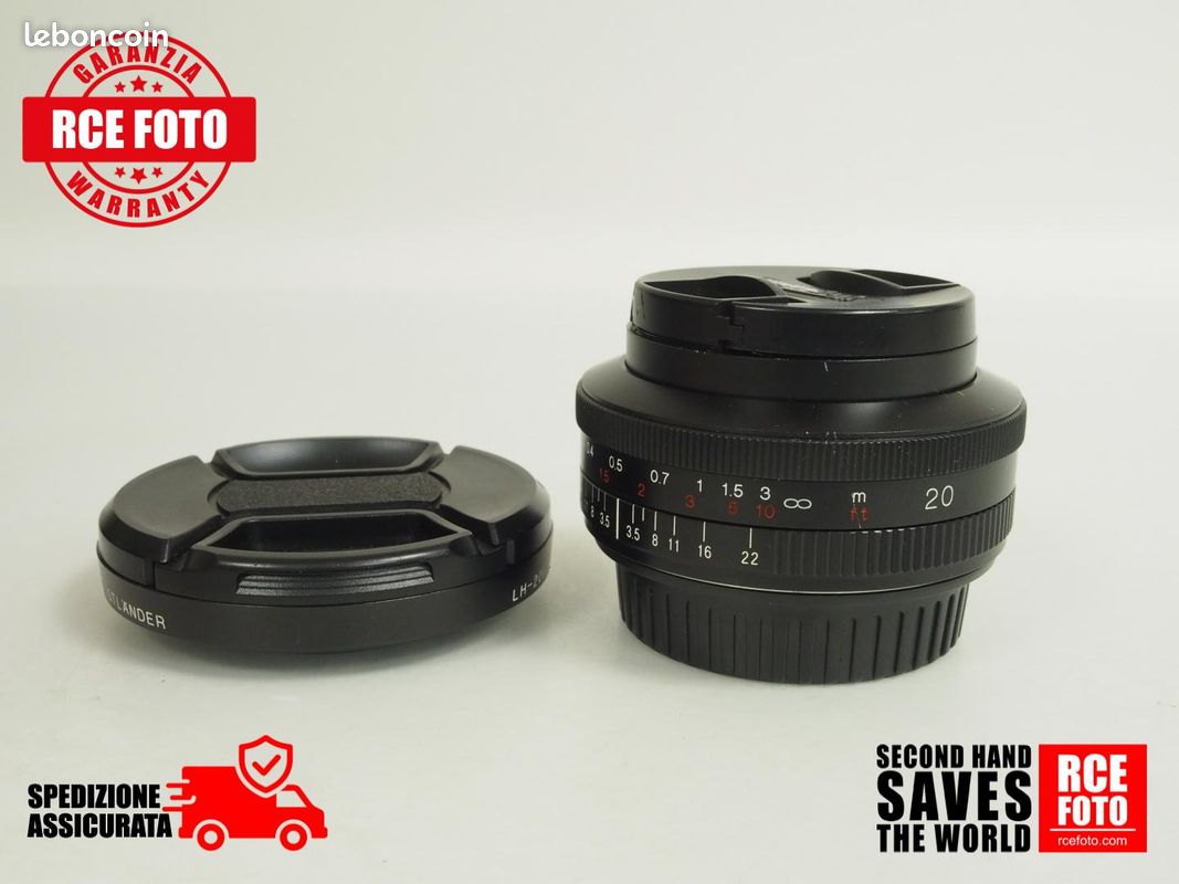 Voigtlander 20mm f/3.5 SL II (Canon & compatibile) (image 1)