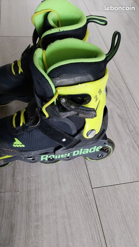 Rollerblade Microblade SL Patins Enfant - Taille Réglable 4 En 1 - Roues 72mm - Frein Inclus - Garantie De Qualité