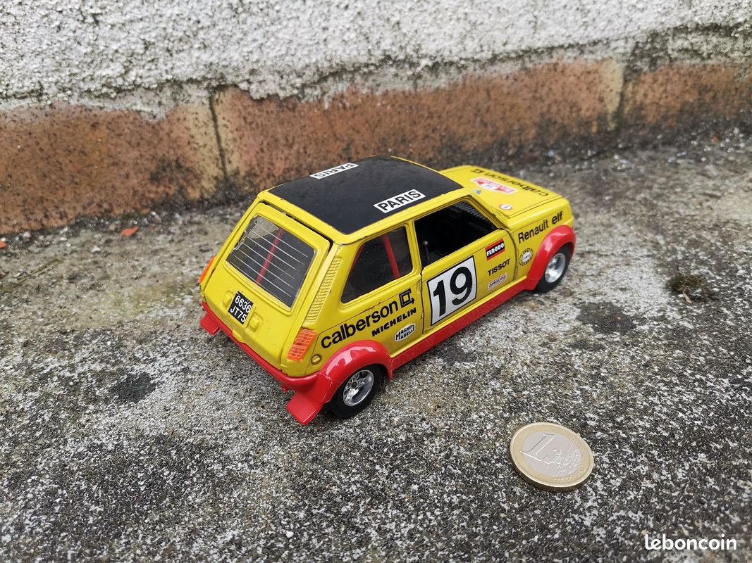 Jouet Ancien Renault 5 Rallye Monte Carlo 74 - Jouets Mont Blanc JMB - Téléguidée 1/18