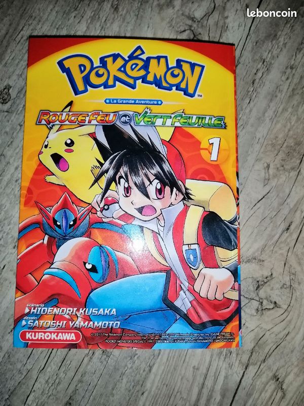 Manga Pokémon série rouge feu et vert feuilles (image 2)