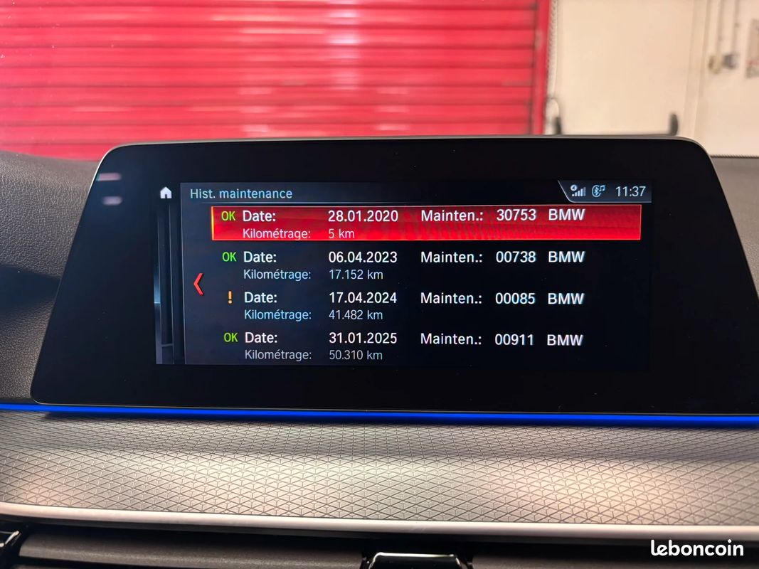 BMW 530d TOURING M SPORT XDRIVE 265 CH BVA8 – TOIT PANORAMIQUE - CAMÉRA 360° - GARANTIE (image 25)