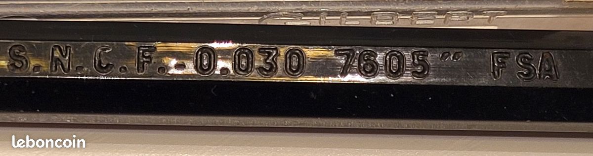 Deux Anciens Porte-mines Critérium Sncf 7605 FSA - Parfait Pour Collectionneurs