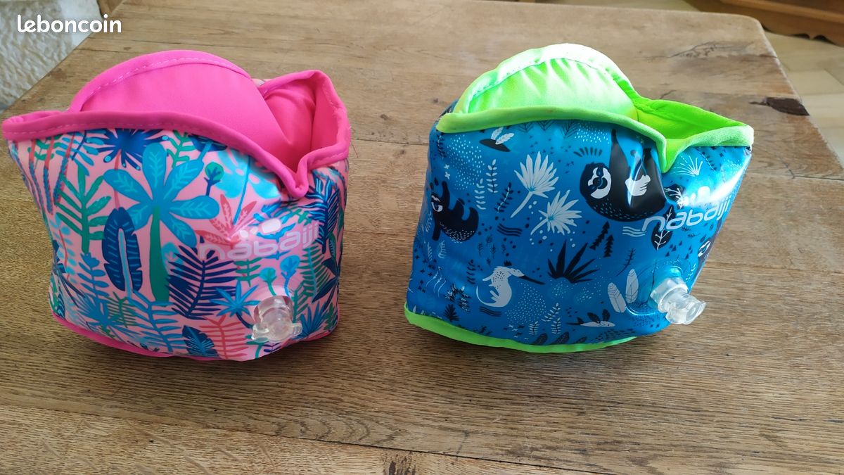 2 brassards de natation enfant - Taille enfant : 1 à 3 ans - Multicolore - BESTWAY France