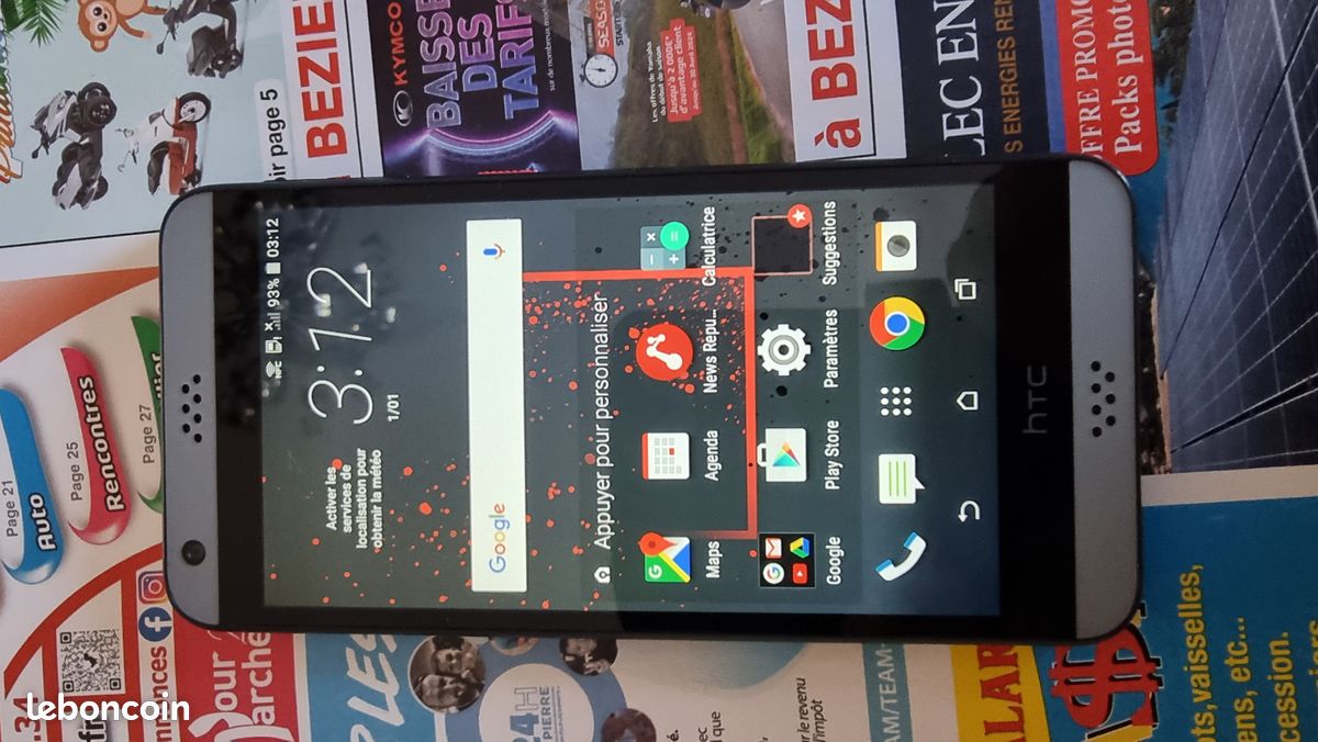 Tel HTC Decire 523 (image 3)