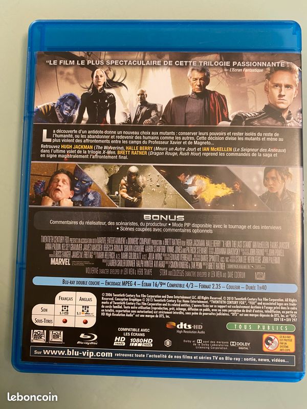 X-men : L'affrontement final Blu-ray (image 2)