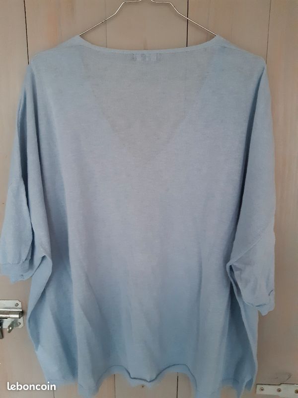 Pull bleu clair neuf marqueTEX (image 5)