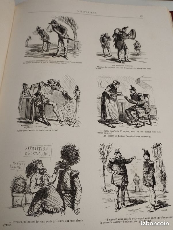 Livre LES FOLIES PARISIENNES planches illustrées 1883 (image 2)