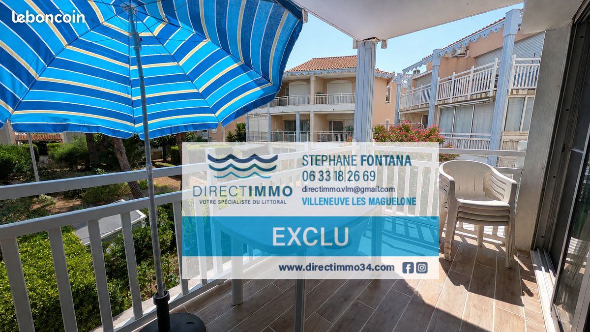 Appartement 2 pièces 27 m² · à Palavas-les-Flots · 27 m² · 149 800 €