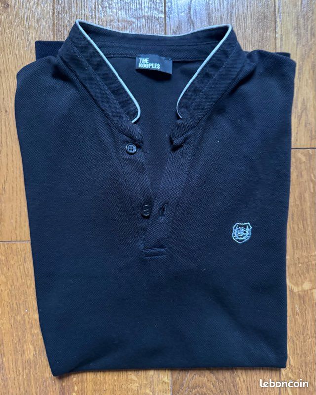Polo homme The Kooples noir S (image 8)