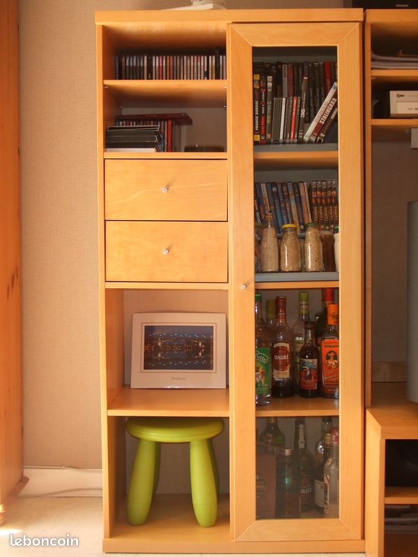 Meuble et vitrine de rangement (image 1)