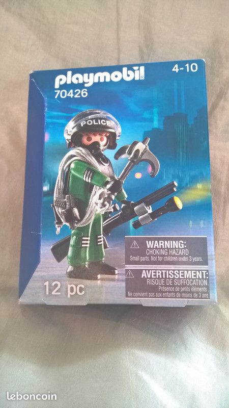 Playmobil Policier unité spéciale (image 1)