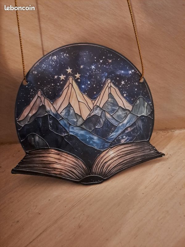 Suspension murale - Déco Livre et Montagnes Étoilées (image 2)