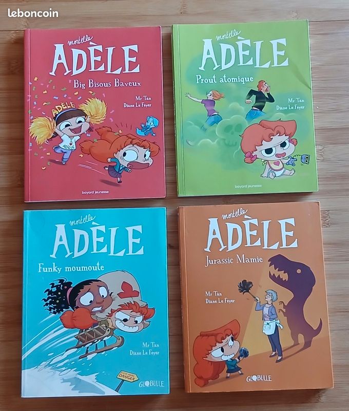 Lots des tomes 13 à 16 des "Mortelle Adèle" (image 1)