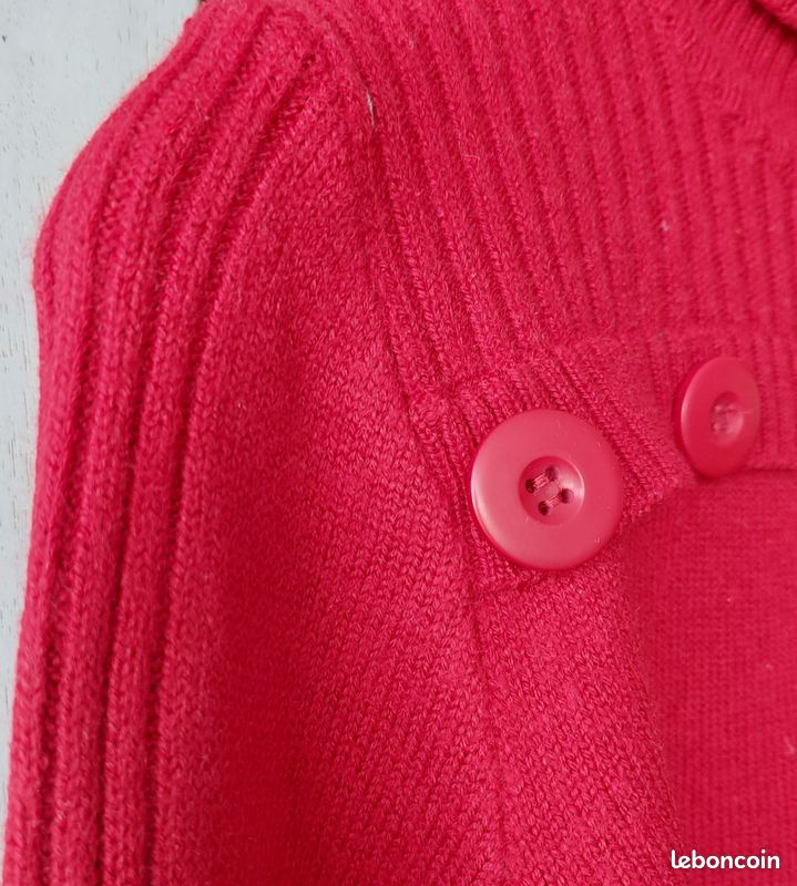 Pull col roulé vintage rouge taille 36-38 - danayel (image 6)