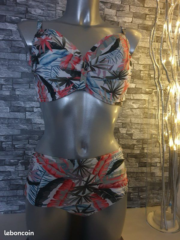 Maillot de bain Taille haute T38/95E (image 1)