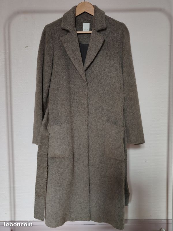 Manteau long EKLE en laine (image 6)