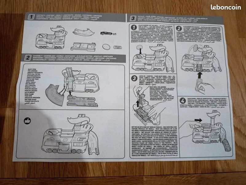Hot wheels city: Camion restaurant et course (image 10)