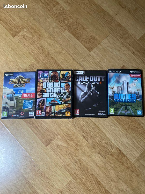 Lot de 4 jeux PC (image 1)