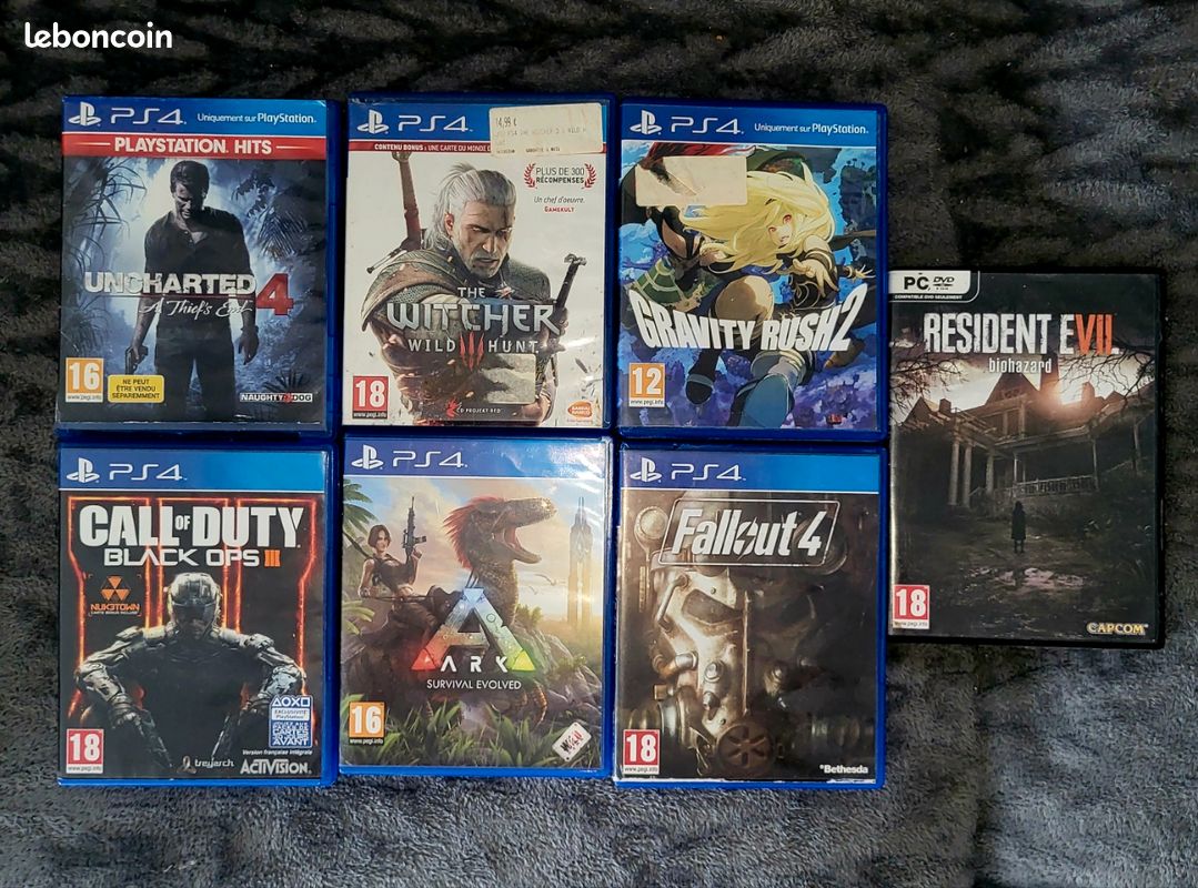 Lot de jeux vidéo PS4 (image 1)