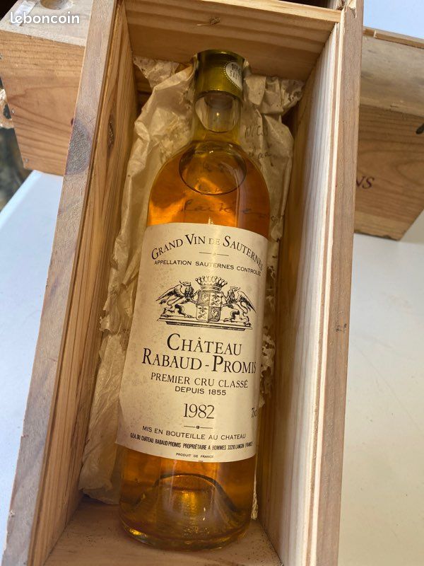 Vin château Rabaud-Promis 1982 (image 1)
