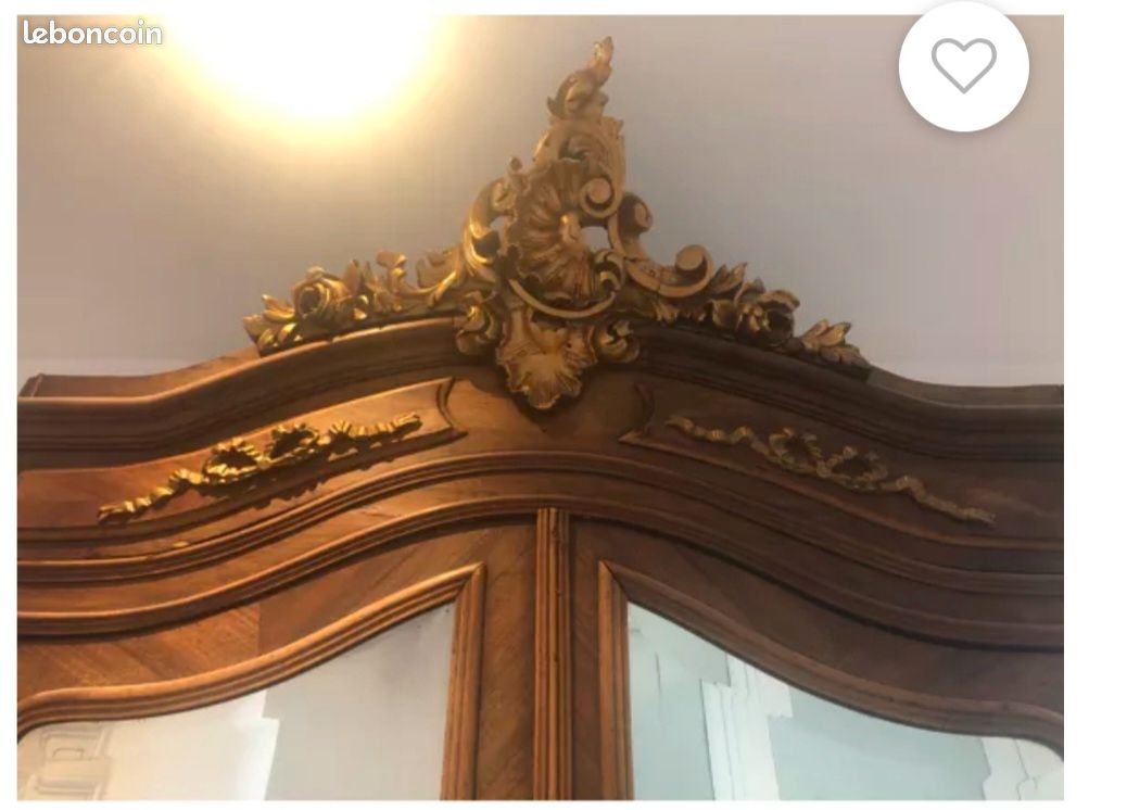 Armoire rocaille louis xv biseautée (image 2)