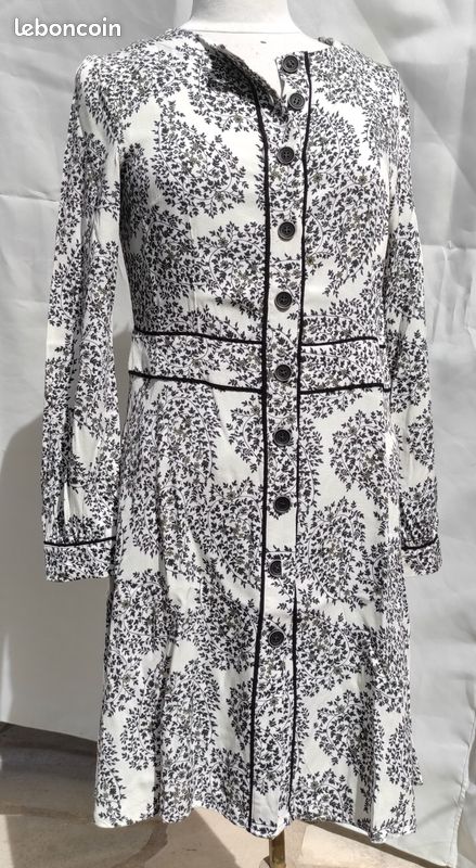 Robe Noire élégante Mexx En Polyester/viscose - Taille 38, Neuve Avec étiquette