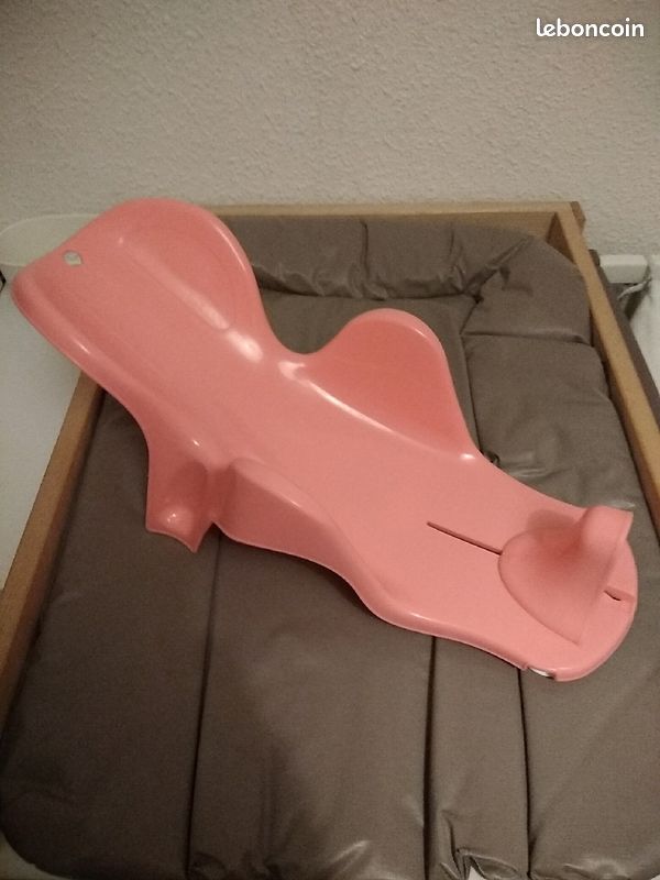 Transat de bain Thermobaby rose - Made in France (image 1)